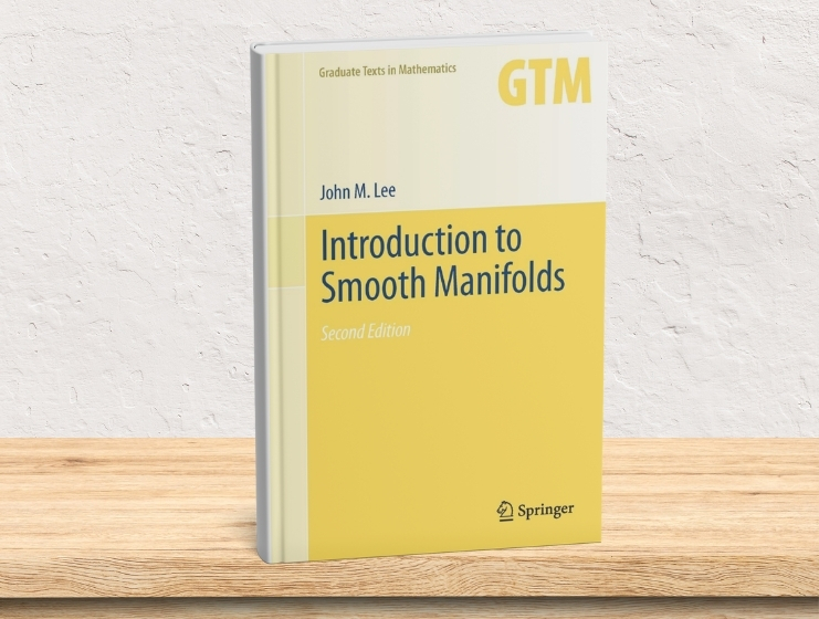 A hardcover copy of Introduction to Smooth Manifolds by John M. Lee